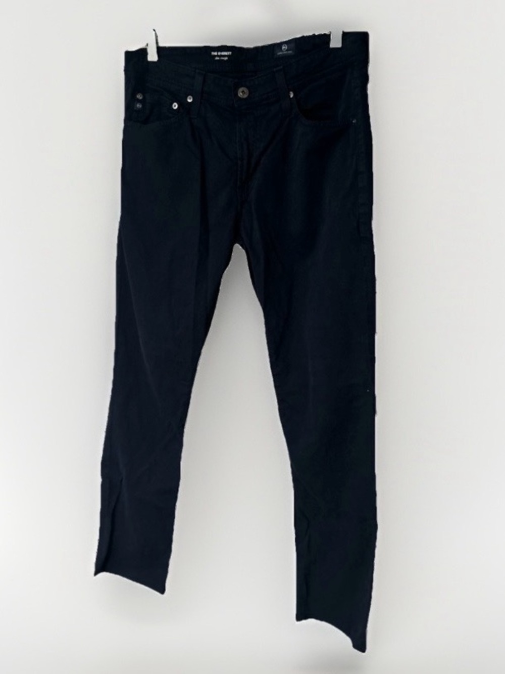AG Adriano Goldschmied Everett Slim Straight Jeans Black 31x32